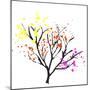 Colorful Leaves in a Tree-Whoartnow-Mounted Giclee Print