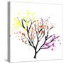 Colorful Leaves in a Tree-Whoartnow-Stretched Canvas