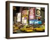 Colorful Lights and Traffic, Times Square, New York City, New York, USA-Alan Klehr-Framed Photographic Print