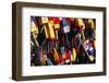 Colorful Lobster Buoys in Maine-George Oze-Framed Photographic Print