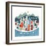 Colorful Los Angeles-Michael Mullan-Framed Art Print