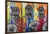 Colorful Lotus-Carla Bank-Framed Giclee Print