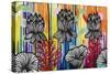 Colorful Lotus-Carla Bank-Stretched Canvas