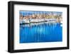 Colorful marina, Marseille, France. Second largest city in France-William Perry-Framed Photographic Print