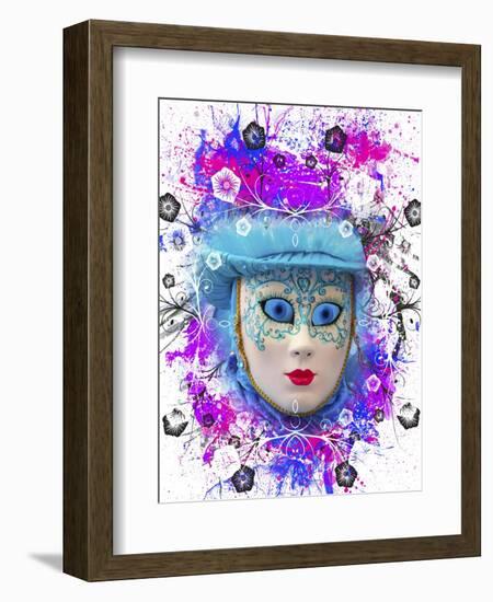 Colorful Mask-Ata Alishahi-Framed Giclee Print