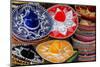 Colorful Mexican Sombreros-null-Mounted Art Print