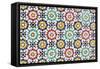 Colorful Mosaic Decoration-p.lange-Framed Stretched Canvas