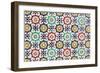 Colorful Mosaic Decoration-p.lange-Framed Art Print