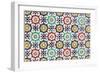 Colorful Mosaic Decoration-p.lange-Framed Art Print