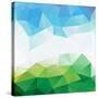 Colorful Mosaic Triangle Background-Rasveta-Stretched Canvas