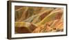 Colorful mountains in Zhangye National Geopark. Zhangye, Gansu Province, China.-Keren Su-Framed Photographic Print