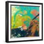 Colorful Movement II-Alonzo Saunders-Framed Art Print