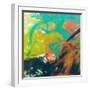 Colorful Movement II-Alonzo Saunders-Framed Art Print