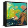 Colorful Movement II-Alonzo Saunders-Framed Stretched Canvas