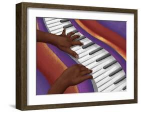 Colorful Music 1-Marcus Prime-Framed Art Print