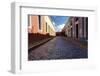 Colorful Narrow Street Of Old San Juan, Pr-George Oze-Framed Photographic Print