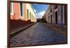 Colorful Narrow Street Of Old San Juan, Pr-George Oze-Framed Photographic Print