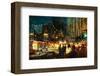 colorful nightlife-null-Framed Art Print