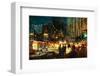 colorful nightlife-null-Framed Art Print