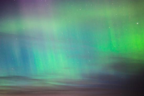 'Colorful Norther Lights in the Night Sky' Photographic Print - Piltnik