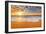 Colorful Ocean Beach Sunrise.-vrstudio-Framed Photographic Print