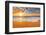 Colorful Ocean Beach Sunrise.-vrstudio-Framed Photographic Print