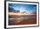 Colorful Ocean Beach Sunrise.-VRstudio-Framed Photographic Print