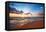 Colorful Ocean Beach Sunrise.-VRstudio-Framed Stretched Canvas