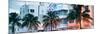 Colorful Ocean Drive - South Beach - Miami Beach Art Deco Distric - Florida-Philippe Hugonnard-Mounted Photographic Print