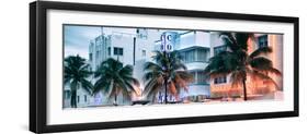 Colorful Ocean Drive - South Beach - Miami Beach Art Deco Distric - Florida-Philippe Hugonnard-Framed Photographic Print