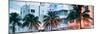 Colorful Ocean Drive - South Beach - Miami Beach Art Deco Distric - Florida-Philippe Hugonnard-Mounted Photographic Print