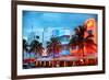 Colorful Ocean Drive - South Beach - Miami Beach Art Deco Distric - Florida-Philippe Hugonnard-Framed Photographic Print