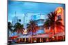 Colorful Ocean Drive - South Beach - Miami Beach Art Deco Distric - Florida-Philippe Hugonnard-Mounted Photographic Print