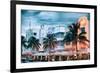 Colorful Ocean Drive - South Beach - Miami Beach Art Deco Distric - Florida-Philippe Hugonnard-Framed Photographic Print