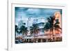 Colorful Ocean Drive - South Beach - Miami Beach Art Deco Distric - Florida-Philippe Hugonnard-Framed Photographic Print