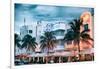 Colorful Ocean Drive - South Beach - Miami Beach Art Deco Distric - Florida-Philippe Hugonnard-Framed Photographic Print