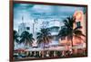 Colorful Ocean Drive - South Beach - Miami Beach Art Deco Distric - Florida-Philippe Hugonnard-Framed Photographic Print