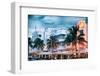 Colorful Ocean Drive - South Beach - Miami Beach Art Deco Distric - Florida-Philippe Hugonnard-Framed Photographic Print