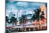Colorful Ocean Drive - South Beach - Miami Beach Art Deco Distric - Florida-Philippe Hugonnard-Mounted Photographic Print