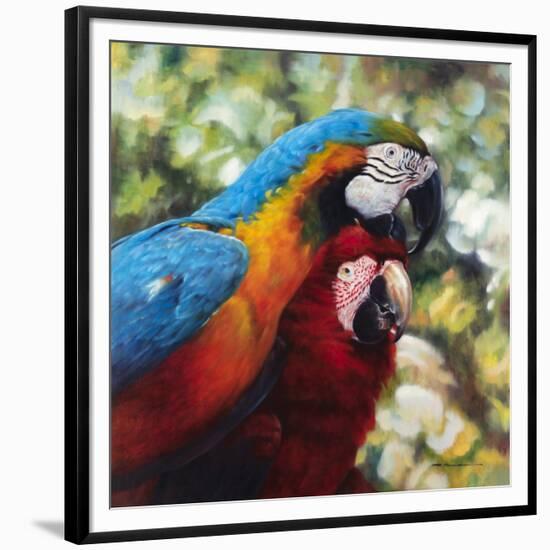 Colorful Pair-Arcobaleno-Framed Art Print