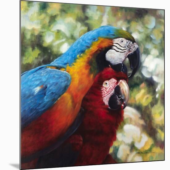 Colorful Pair-Arcobaleno-Mounted Art Print