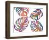 Colorful Palm Leaves I-Gina Ritter-Framed Photographic Print