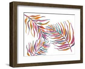 Colorful Palm Leaves II-Gina Ritter-Framed Art Print