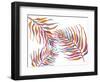 Colorful Palm Leaves II-Gina Ritter-Framed Art Print