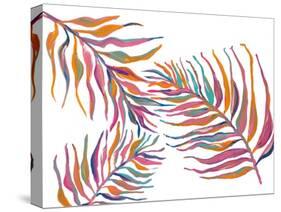 Colorful Palm Leaves II-Gina Ritter-Stretched Canvas