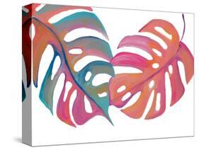 Colorful Palm Leaves III-Gina Ritter-Stretched Canvas