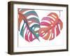 Colorful Palm Leaves III-Gina Ritter-Framed Photographic Print