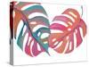 Colorful Palm Leaves III-Gina Ritter-Stretched Canvas