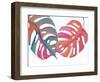 Colorful Palm Leaves III-Gina Ritter-Framed Photographic Print