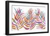 Colorful Palm Leaves IV-Gina Ritter-Framed Art Print